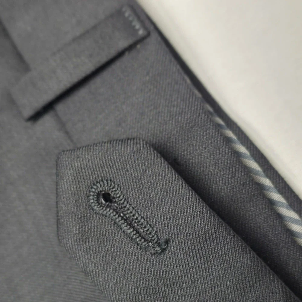 Michael Kors Dress Pants Mens‎ 44x30 Black Suit Separate Straight Leg *FLAW*